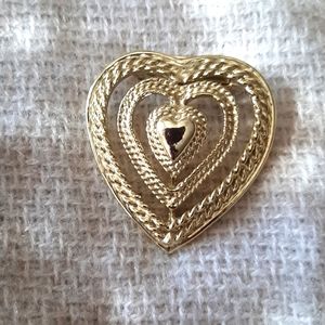 Gerrys Heart Pin/Brooch